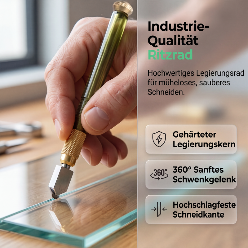 💎 50% RABATT! 🔪 Profi‑Glasschneider – Diamant, präzise & robust ✨