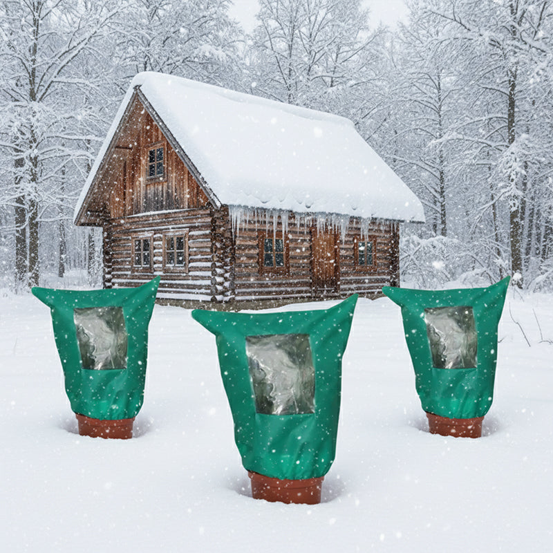 🌱 50% RABATT! ❄️ Winter-Pflanzenschutz – Mit Reißverschluss & Kordelzug ✨