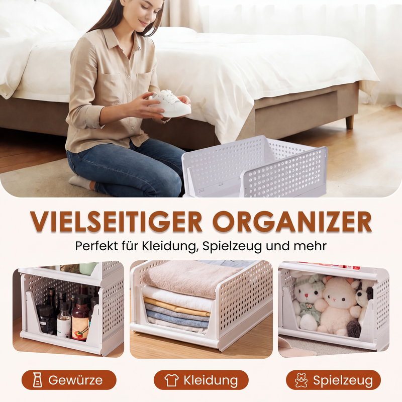 📢📢50% RABATT NU!! ⏰Stapelbarer Kleiderschrank-Organizer mit Schublade