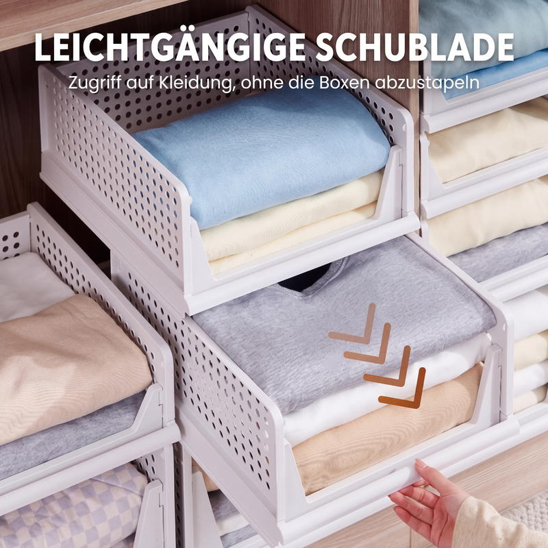 📢📢50% RABATT NU!! ⏰Stapelbarer Kleiderschrank-Organizer mit Schublade