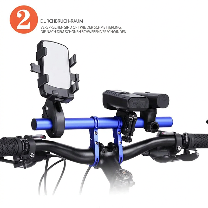 🚲Fahrrad-Lenkerverlängerung – Mehr Platz für Handy, Fahrradlicht & Zubehör