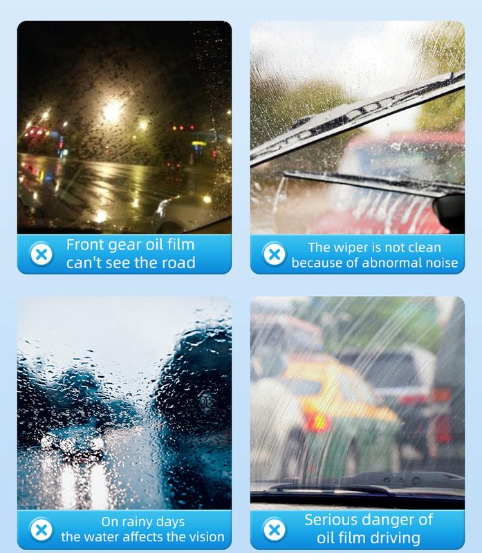 🚗 5-in-1 Glasreiniger – Entfernt Flecken, Ölfilm, Insektenreste, Frostschutz & Abperleffekt 💪