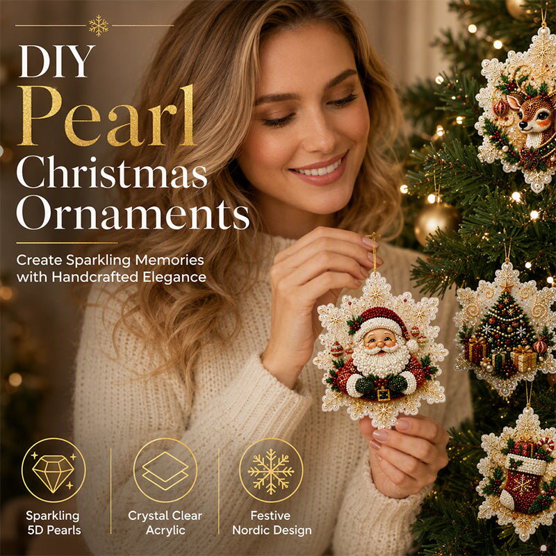 🎄 KAUFE 2, ERHALTE 1 GRATIS! 💎 DIY Diamant-Weihnachtsanhänger – 6 Stück zum Aufhängen ✨