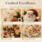 🔥🎁 2+1 GRATIS!!🥳🎄 DIY Diamantmalerei Weihnachtsanhänger‑Set (6 Stück) – Basteldeko zum Aufhängen am Weihnachtsbaum ✨