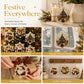 🔥🎁 2+1 GRATIS!!🥳🎄 DIY Diamantmalerei Weihnachtsanhänger‑Set (6 Stück) – Basteldeko zum Aufhängen am Weihnachtsbaum ✨