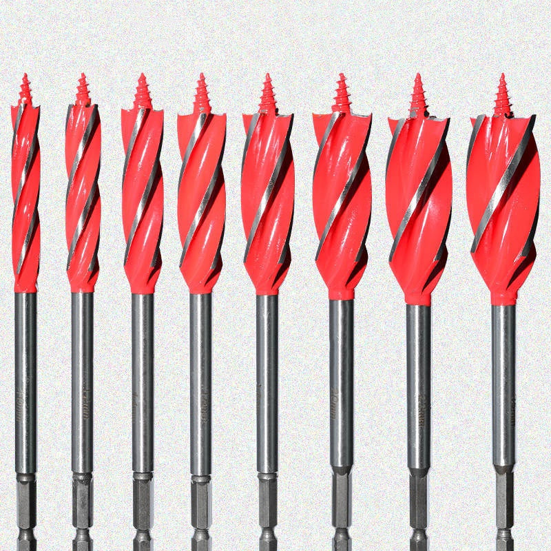 🔧 50% RABATT! ⚡ 8‑teiliges Spiralbohrer‑Set – 4 Schneiden für die Holzbearbeitung ✨