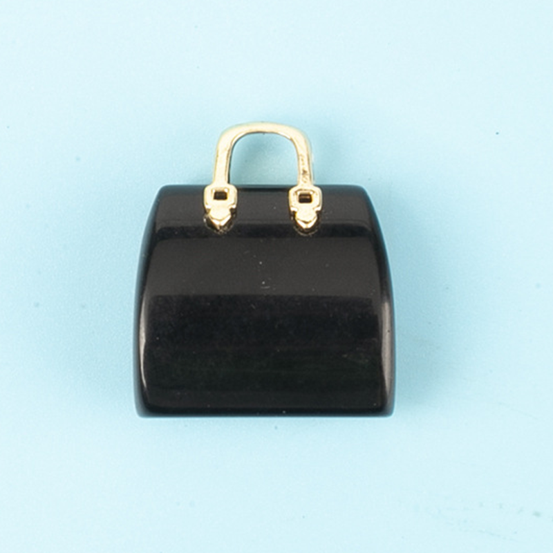 🔮 50% RABATT⏰Miniatur Elegante Stein-Handtasche Ornament 👜✨