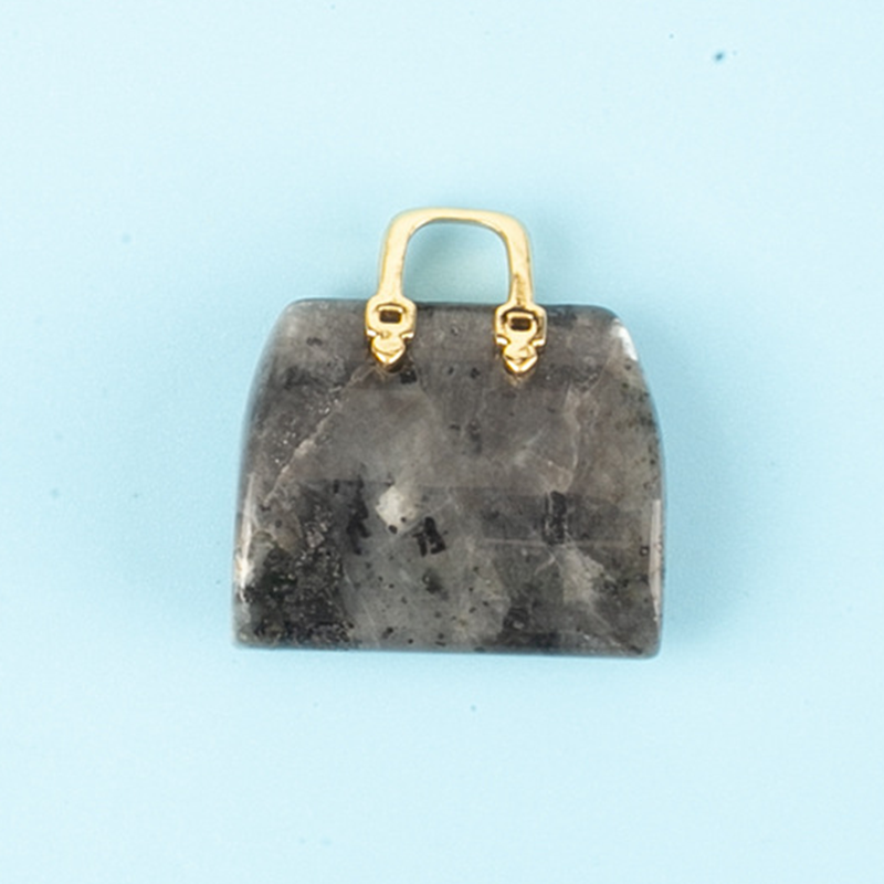 🔮 50% RABATT⏰Miniatur Elegante Stein-Handtasche Ornament 👜✨
