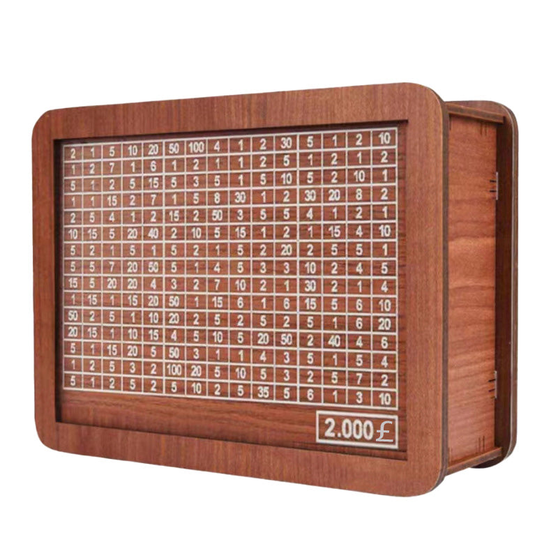 Holzspardose mit Maker Pen