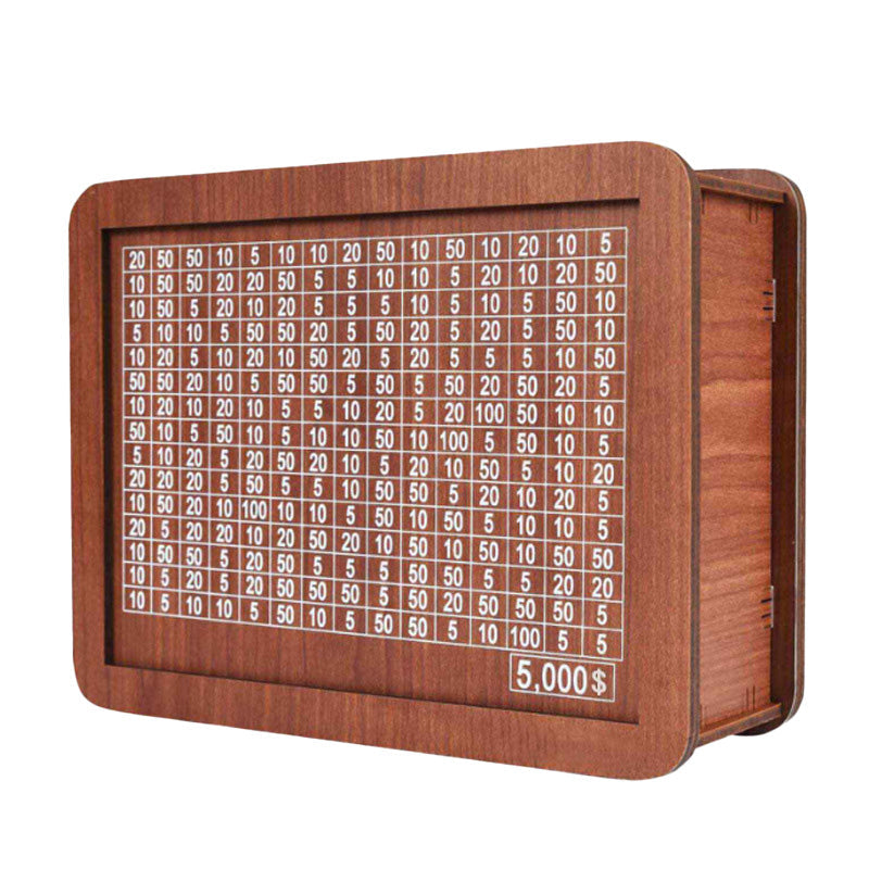 Holzspardose mit Maker Pen