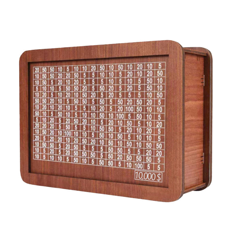Holzspardose mit Maker Pen