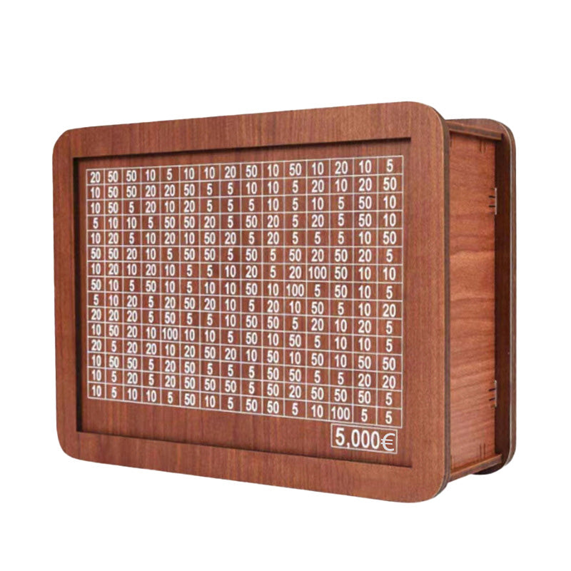 Holzspardose mit Maker Pen