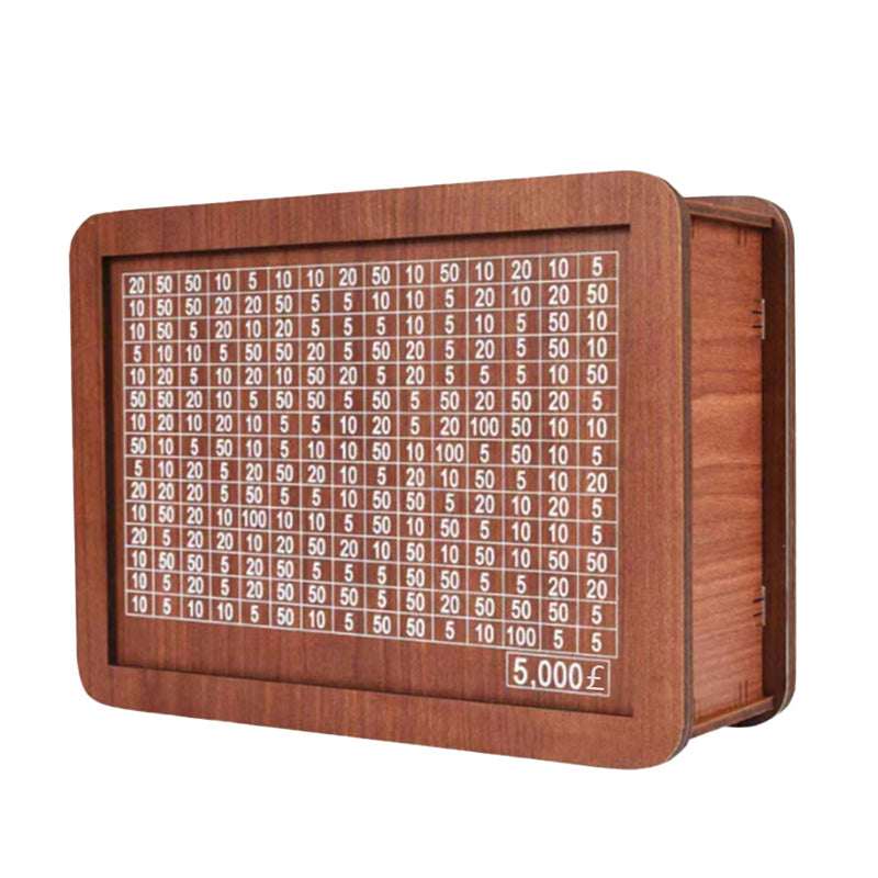 Holzspardose mit Maker Pen