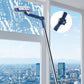 50% RABATT! ✨ Teleskop-Fensterabzieher – Streifenfrei für hohe Fenster ✨