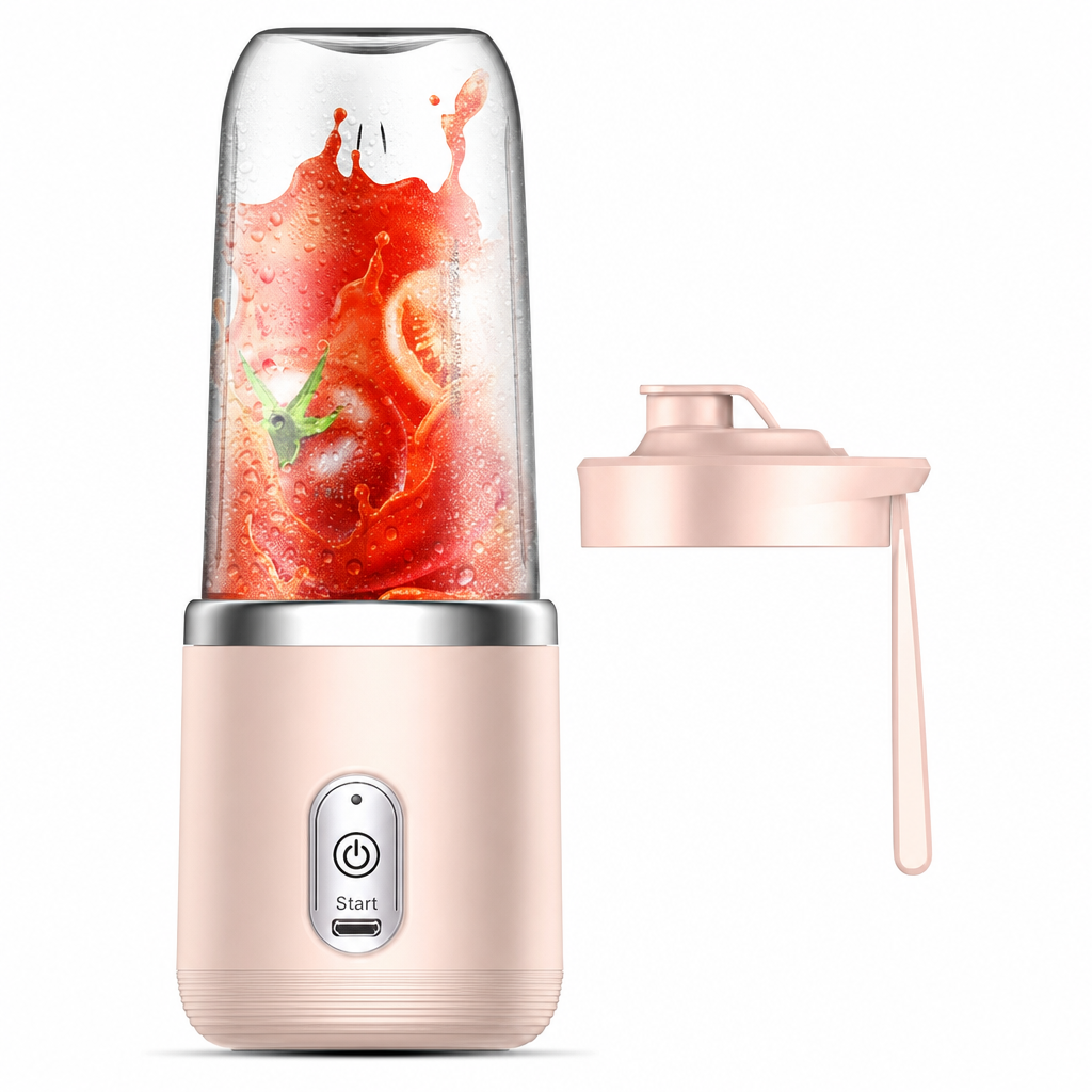 🍓 50 % Rabatt ! Tragbarer Entsafterbecher – Perfekte Shakes auf Knopfdruck! 🍹 Kraftvoller 6-Klingen-Motor, kompakt für unterwegs, leicht zu reinigen ✨