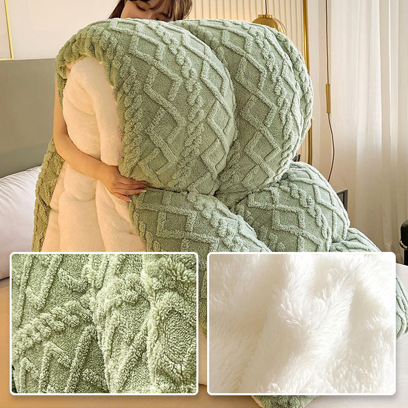 🍂 Frühherbst-Sonderangebot: 50 % Rabatt！🔥 Verdickte superweiche warme Plüsch-Winterdecke