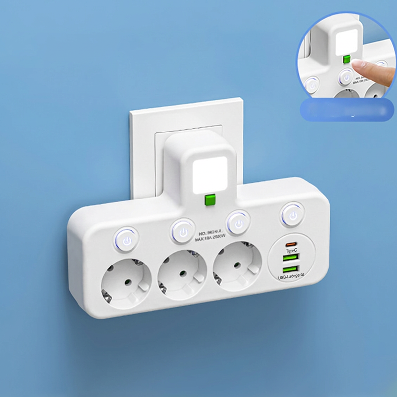 📢📢50% RABATT !!⏰Intelligente Steckdosenleiste mit USB-Anschlüssen