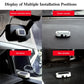 🚗 Solar-Dummy-Alarm mit LED-Blinklicht – Lichtsensor, simuliert Alarmanlage, für Auto & Innenraum