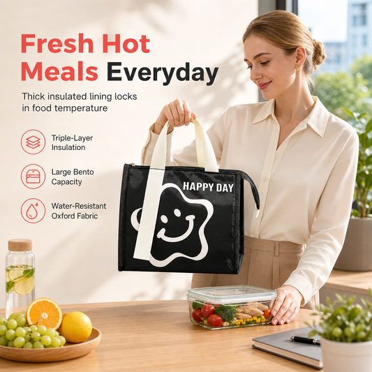 🥗 Mahlzeiten den ganzen Tag frisch halten! Isolierte verdickte Lunchtasche