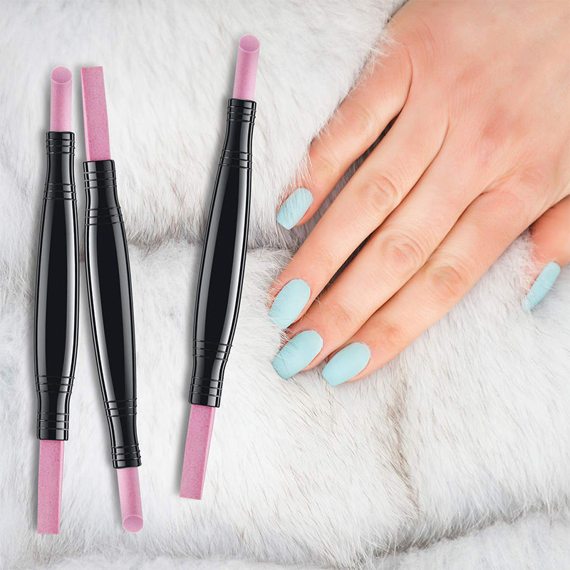 💅 Neu & 2-in-1! 💎 Doppelköpfiger Quarz-Nagelfeilen-Polierstift – Feile, Glätten & Polieren in einem – Feine Quarzspitzen, ergonomischer Stiftgriff – Ideal für Natur- & Gelnägel, Cuticula-Pflege & tägliches Maniküre-Setup ✨