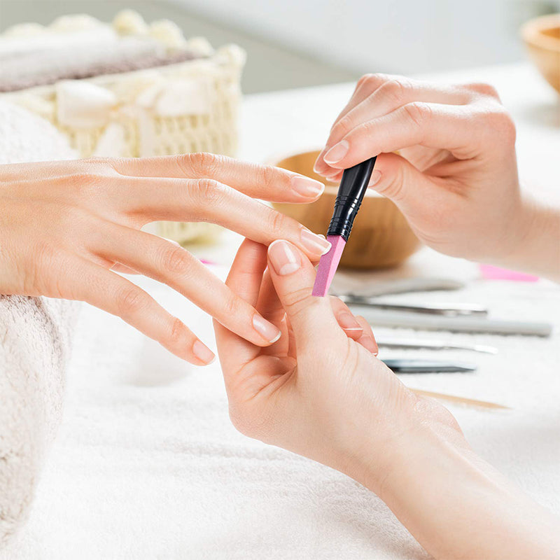 💅 Neu & 2-in-1! 💎 Doppelköpfiger Quarz-Nagelfeilen-Polierstift – Feile, Glätten & Polieren in einem – Feine Quarzspitzen, ergonomischer Stiftgriff – Ideal für Natur- & Gelnägel, Cuticula-Pflege & tägliches Maniküre-Setup ✨