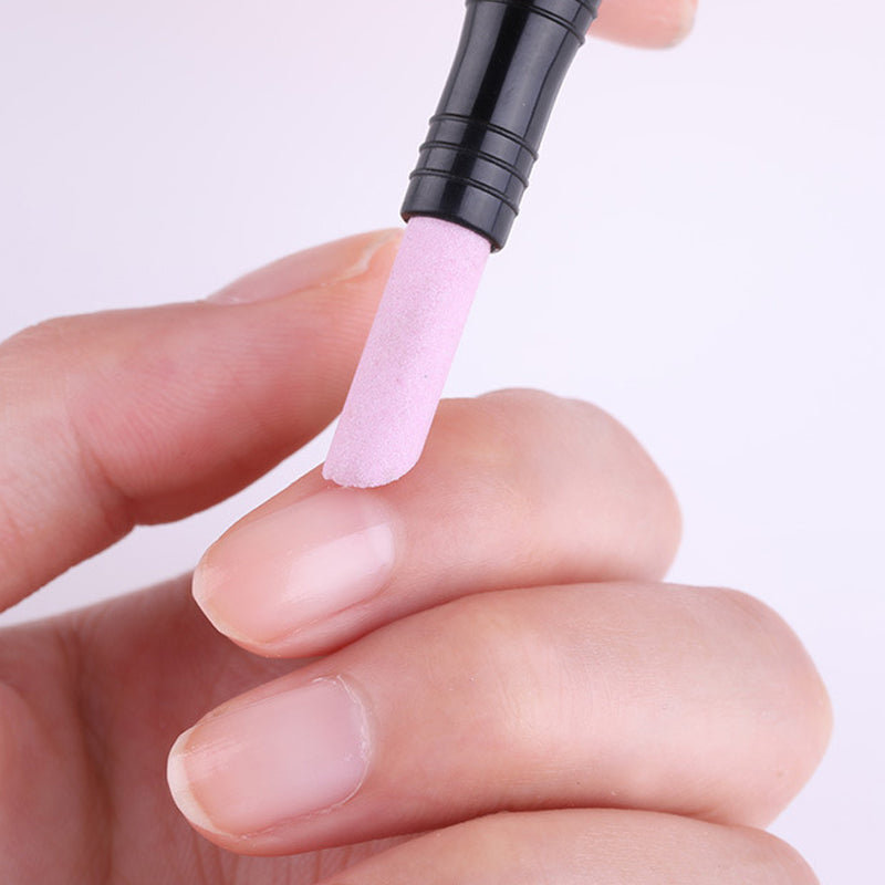 💅 Neu & 2-in-1! 💎 Doppelköpfiger Quarz-Nagelfeilen-Polierstift – Feile, Glätten & Polieren in einem – Feine Quarzspitzen, ergonomischer Stiftgriff – Ideal für Natur- & Gelnägel, Cuticula-Pflege & tägliches Maniküre-Setup ✨
