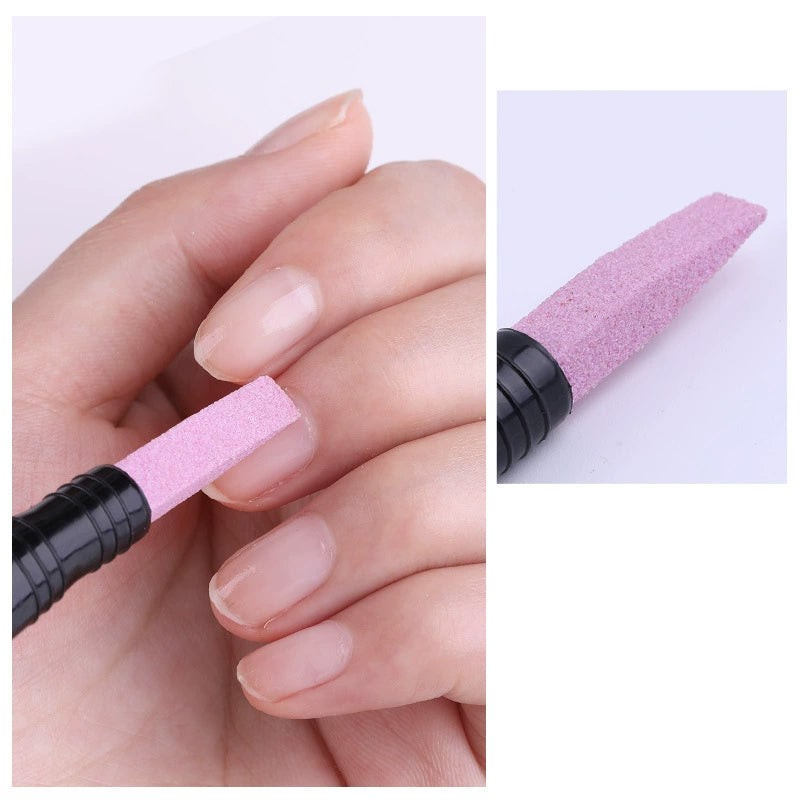 💅 Neu & 2-in-1! 💎 Doppelköpfiger Quarz-Nagelfeilen-Polierstift – Feile, Glätten & Polieren in einem – Feine Quarzspitzen, ergonomischer Stiftgriff – Ideal für Natur- & Gelnägel, Cuticula-Pflege & tägliches Maniküre-Setup ✨