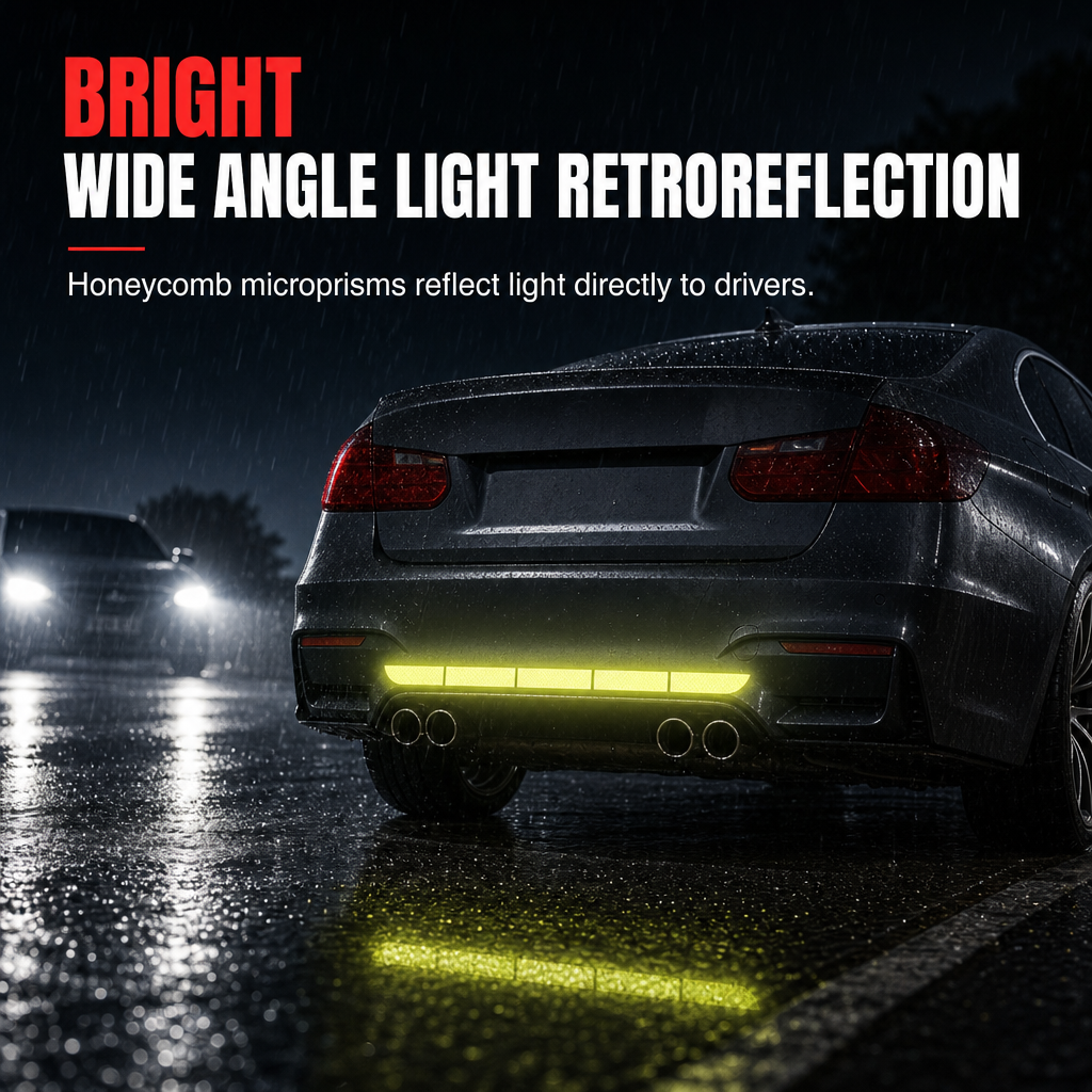 🚗 50 % RABATT FÜR KURZE ZEIT! 🔥 Reflektierende Klebestreifen für Kofferraum und Heckstoßstange