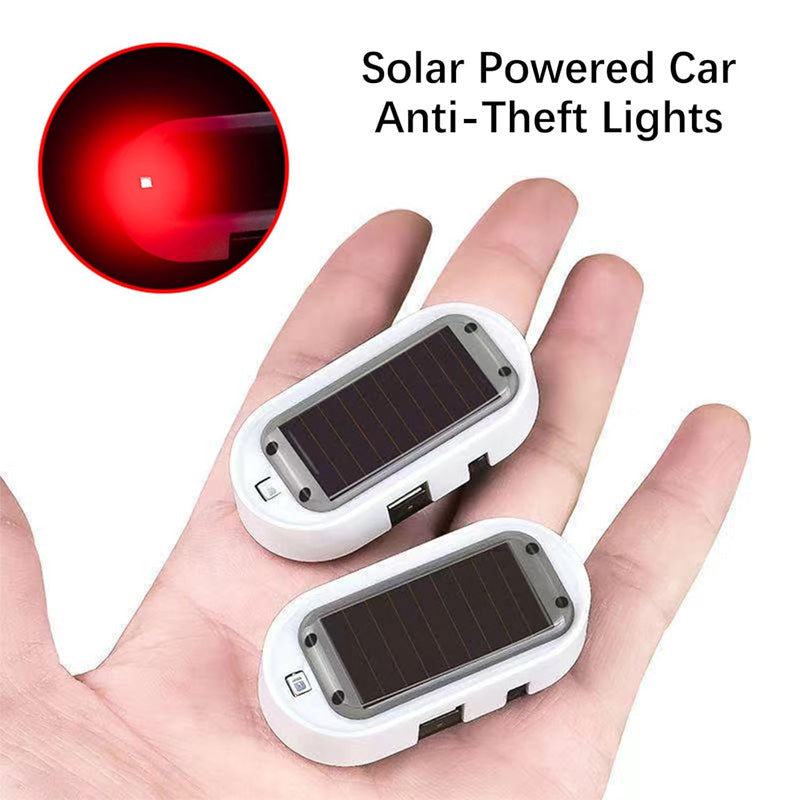 ⏳Zeitlich begrenztes Angebot: 50 % Rabatt⏰ Solarbetriebene LED-Blinklampe gegen Diebstahl🚗🚨