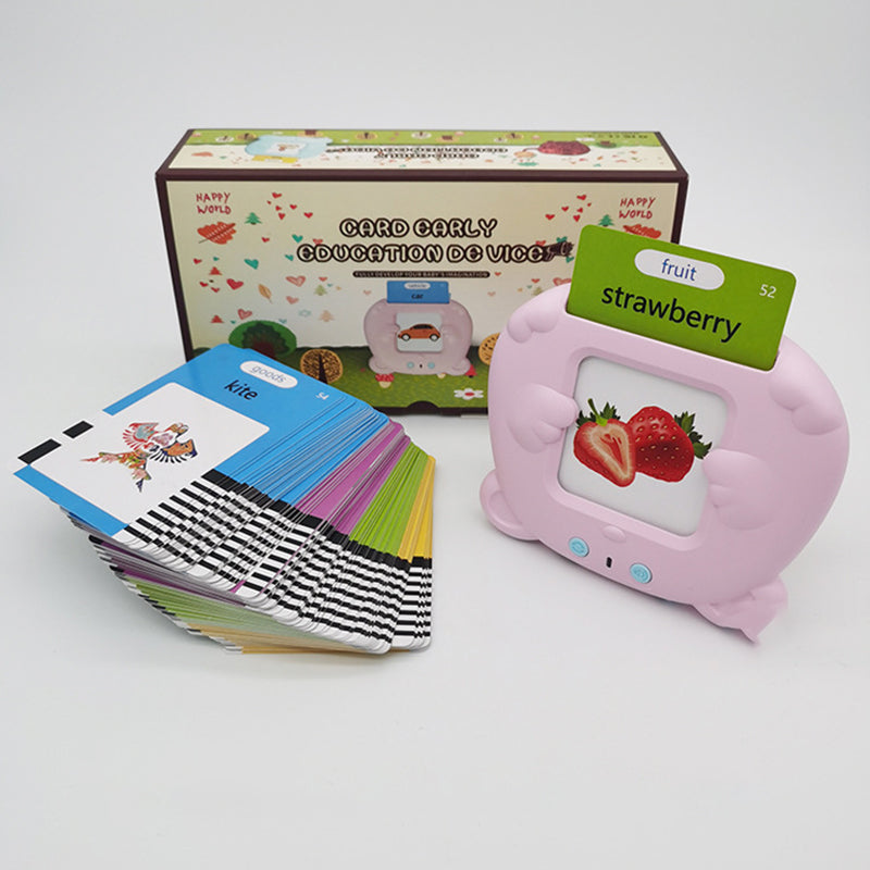 📚🆕 NEU! 🎓 Sprechende Englisch-Lernkarten für Kleinkinder – Point‑to‑Read mit nativem Akzent, Wörter/Sätze/Quiz – Bildschirmfrei & augenfreundlich – Erste Englisch‑Wörter spielerisch lernen – Für Zuhause, Kita & unterwegs ✨