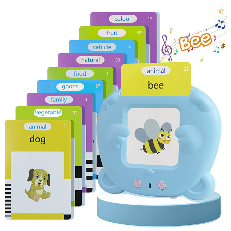 📚🆕 NEU! 🎓 Sprechende Englisch-Lernkarten für Kleinkinder – Point‑to‑Read mit nativem Akzent, Wörter/Sätze/Quiz – Bildschirmfrei & augenfreundlich – Erste Englisch‑Wörter spielerisch lernen – Für Zuhause, Kita & unterwegs ✨