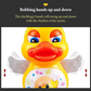 🦆 NEU! 🎵 Interaktives Musik-Entenspielzeug für Babys & Kleinkinder – Mit Liedern, Lichtern & Tasten – Lernt ABC, Zahlen & Tierlaute – Sanfte Bewegungen, sicher & BPA-frei – Für Sinnesförderung, Krabbeln & Einschlafbegleitung 👶