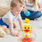 🦆 NEU! 🎵 Interaktives Musik-Entenspielzeug für Babys & Kleinkinder – Mit Liedern, Lichtern & Tasten – Lernt ABC, Zahlen & Tierlaute – Sanfte Bewegungen, sicher & BPA-frei – Für Sinnesförderung, Krabbeln & Einschlafbegleitung 👶