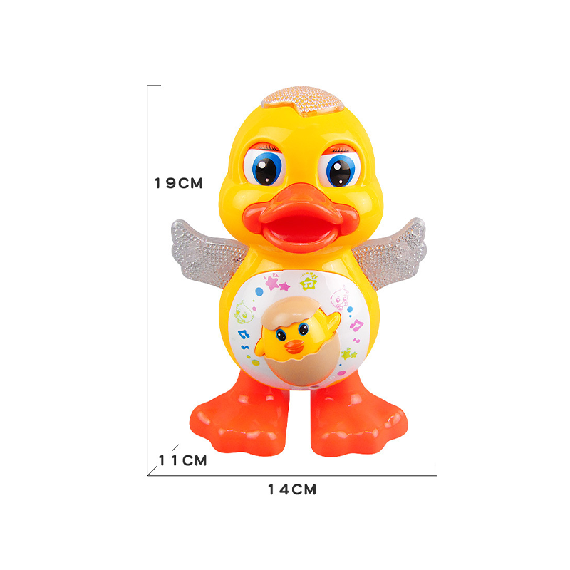 🦆 NEU! 🎵 Interaktives Musik-Entenspielzeug für Babys & Kleinkinder – Mit Liedern, Lichtern & Tasten – Lernt ABC, Zahlen & Tierlaute – Sanfte Bewegungen, sicher & BPA-frei – Für Sinnesförderung, Krabbeln & Einschlafbegleitung 👶