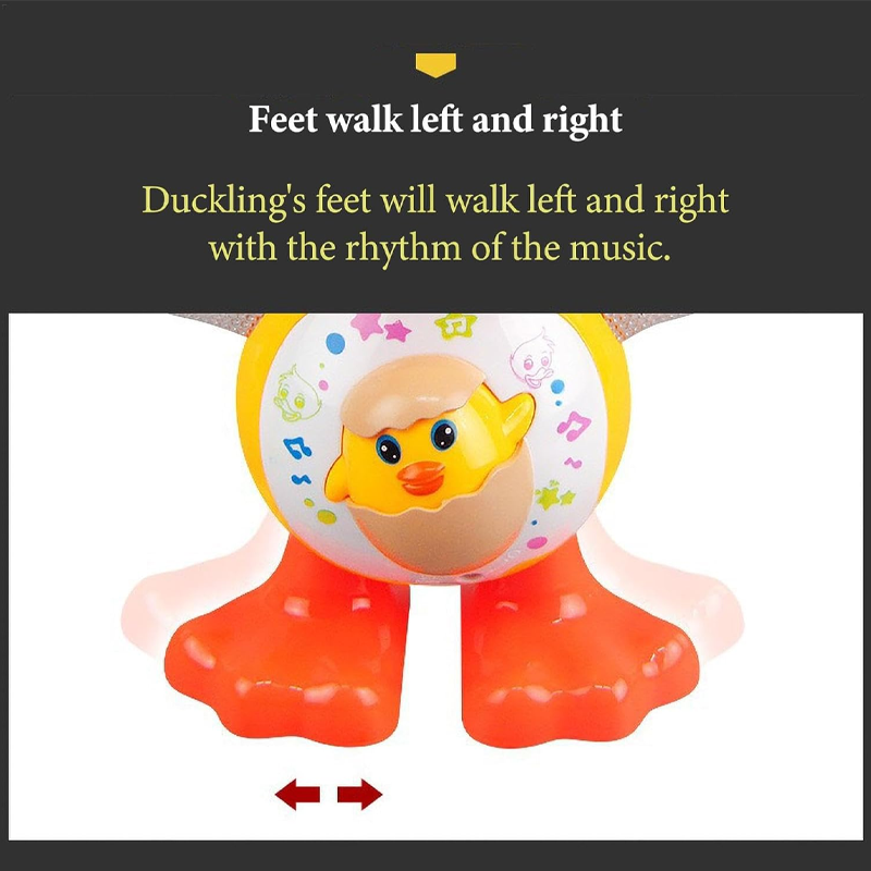 🦆 NEU! 🎵 Interaktives Musik-Entenspielzeug für Babys & Kleinkinder – Mit Liedern, Lichtern & Tasten – Lernt ABC, Zahlen & Tierlaute – Sanfte Bewegungen, sicher & BPA-frei – Für Sinnesförderung, Krabbeln & Einschlafbegleitung 👶