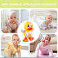 🦆 NEU! 🎵 Interaktives Musik-Entenspielzeug für Babys & Kleinkinder – Mit Liedern, Lichtern & Tasten – Lernt ABC, Zahlen & Tierlaute – Sanfte Bewegungen, sicher & BPA-frei – Für Sinnesförderung, Krabbeln & Einschlafbegleitung 👶