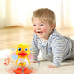 🦆 NEU! 🎵 Interaktives Musik-Entenspielzeug für Babys & Kleinkinder – Mit Liedern, Lichtern & Tasten – Lernt ABC, Zahlen & Tierlaute – Sanfte Bewegungen, sicher & BPA-frei – Für Sinnesförderung, Krabbeln & Einschlafbegleitung 👶
