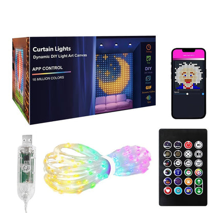 💡 NEU! 🪟 Wasserdichte LED‑Vorhang‑Lichter – 3×3 m, 300 LEDs, 8 Modi & Fernbedienung – IP44/IP65 wasserdicht – Für Fenster, Balkon, Hochzeit & Weihnachten – Atmosphärisches Licht indoor wie outdoor ✨