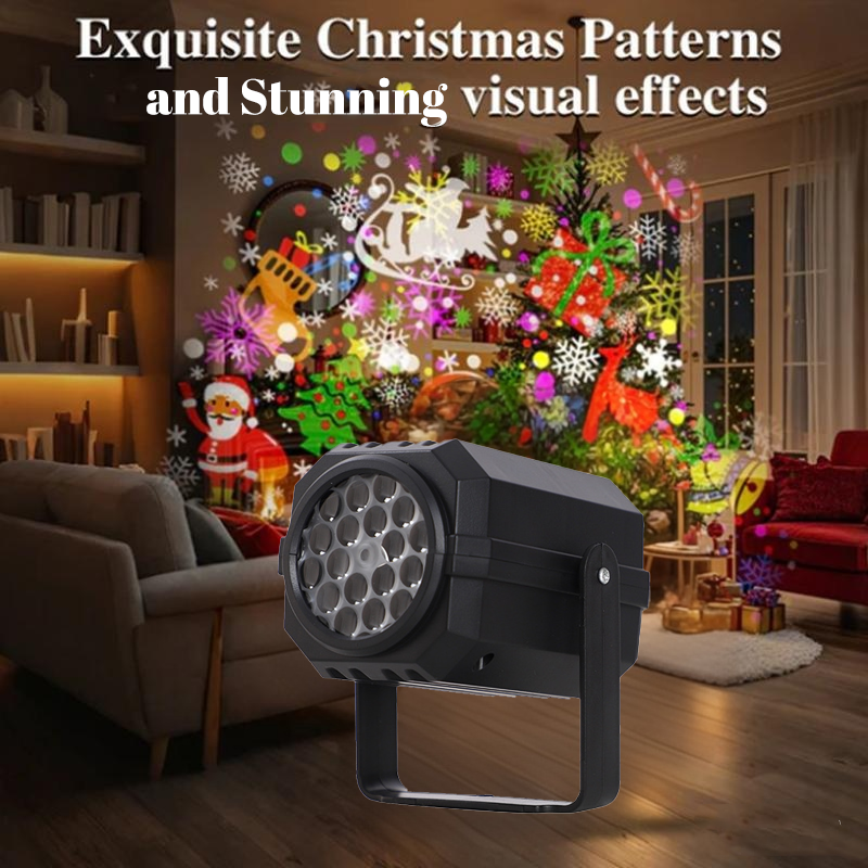 ⏳Zeitlich begrenztes Angebot⏳ Rotierender LED-Weihnachtsprojektor