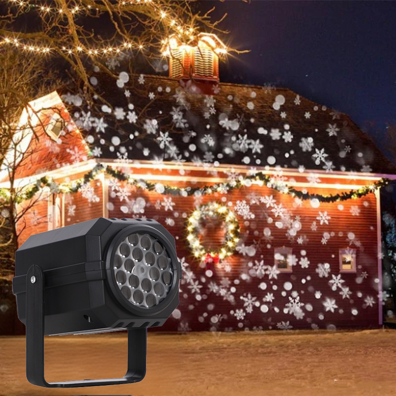 🎄 50% RABATT ✨ Rotierender LED-Weihnachtsprojektor, festliche Lichtmuster für Wand & Decke 🔄
