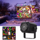 🎄 50% RABATT ✨ Rotierender LED-Weihnachtsprojektor, festliche Lichtmuster für Wand & Decke 🔄