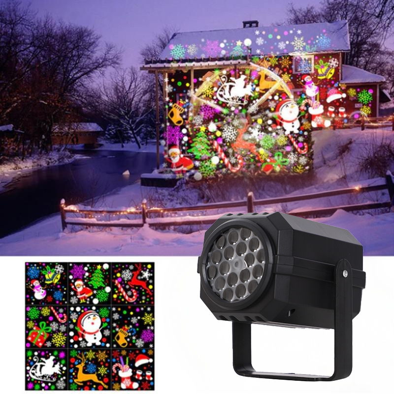 ⏳Zeitlich begrenztes Angebot⏳ Rotierender LED-Weihnachtsprojektor