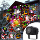 🎄 50% RABATT ✨ Rotierender LED-Weihnachtsprojektor, festliche Lichtmuster für Wand & Decke 🔄
