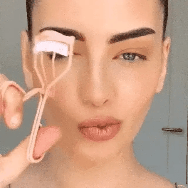 ✨ 2026 Nieuwe wimperkruller met borstel Make-up Tools