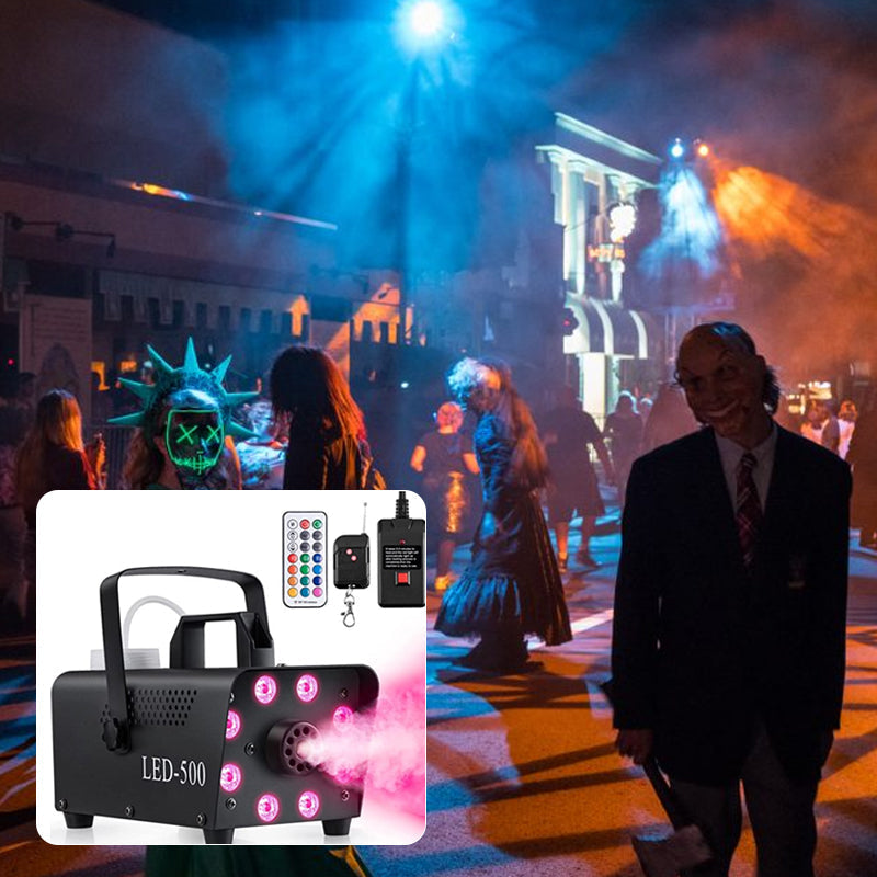 🌫️ NEU! 💡 Tragbare Nebelmaschine mit LED‑Leuchten & Fernbedienung – Kompakt, mobil & stimmungsvoll – RGB‑Licht trifft dichten Nebel – Per Knopfdruck für Party, Bühne, Halloween & Foto‑Set – Ohne Kabelchaos, schnell aufgeheizt 🎉