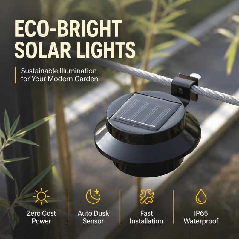⏳Begrenzte Zeit 50% Rabatt💥Outdoor Waterproof Solar LED Gutter Wall Lights