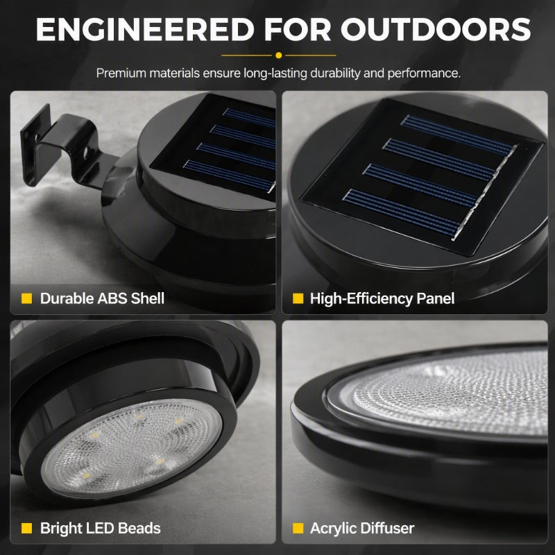 ⏳Begrenzte Zeit 50% Rabatt💥Outdoor Waterproof Solar LED Gutter Wall Lights