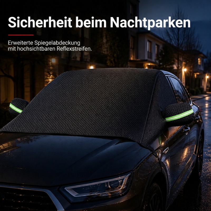 🚗 50% RABATT! ❄️ Magnetische Windschutzscheibenabdeckung – Oxford, 6 Magnete & Diebstahlschutz ✨
