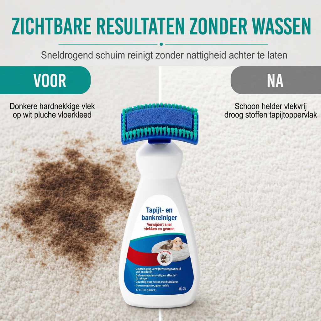 🔥AKTION: MEHR ALS 50.000 VERKAUFTE EXEMPLARE🧼Wasserfreier Reiniger mit Bürstenschaum, entfernt Flecken sofort🧽