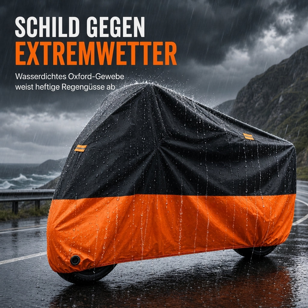 Wasserdichte Motorradabdeckung mit Schlossösen